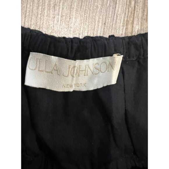 Ulla Johnson Freya Black Midi Dress Cotton Size US 2 - Picture 6 of 10